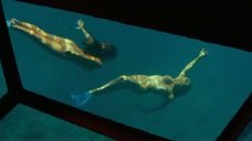 3. Полностью голые Келли Брук и Райли Стил под водой – Пираньи 3D