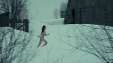 4. Обнаженная Алиса Шитикова бегает по снегу – Я тоже хочу
