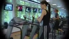 1. Медведева Ирина в спортзале в програме «Крупным планом» 
