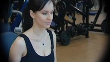 3. Медведева Ирина в спортзале в програме «Крупным планом» 