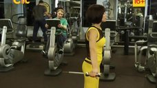 2. Ирина Медведева в спортзале – 6 кадров