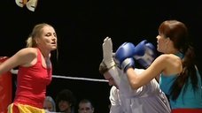 Галина Данилова без лифчика на ринге