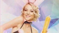 5. Дарья Сагалова в костюме Playboy в рекламе ТНТ 