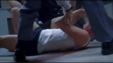 9. Террористы избивают Мелиссу Лео в короткой юбке – Падение Олимпа