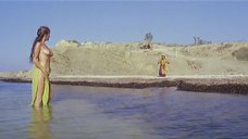 1. Эдвиж Фенек с обнаженной грудью на море – Вор (1979)