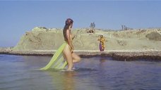 4. Эдвиж Фенек с обнаженной грудью на море – Вор (1979)