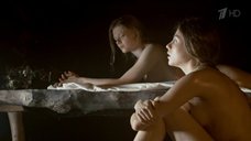 5. Сцена в бане с Ольгой Вениковой и Алисой Лозовской – Отчим (2018)