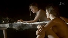 7. Сцена в бане с Ольгой Вениковой и Алисой Лозовской – Отчим (2018)