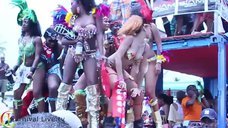 2. Рианна на карнавале в Барбадосе 