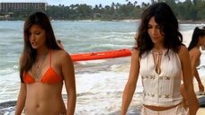 7. Горячие Келли Ху и Ванесса Марсил на пляже – Лас Вегас