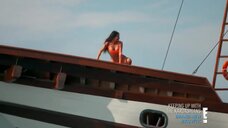 8. Ким Кардашьян, Кортни Кардашьян и Хлоя Кардашьян на яхте – Семейство Кардашьян