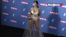 4. Декольте Ники Минаж на MTV Video Music Awards 2018 