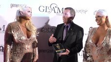 11. Секси Кристина и Карисса Шеннон на GLAM Beverly Hills Salon Grand 