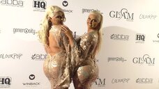 6. Секси Кристина и Карисса Шеннон на GLAM Beverly Hills Salon Grand 