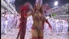 6. Вивиан Араужо в секси наряде на карнавале 