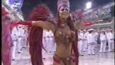 8. Вивиан Араужо в секси наряде на карнавале 