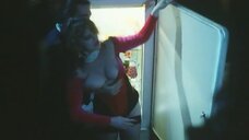 Барбара Риччи подглядывает за сексом с Катажиной Фигурой у холодильника