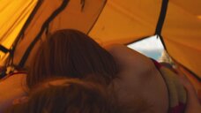 Секс сцена с Ольга Лерман в палатке
