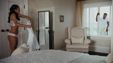 11. Соблазнительная Пола Пэттон в белом белье – Испытание свадьбой